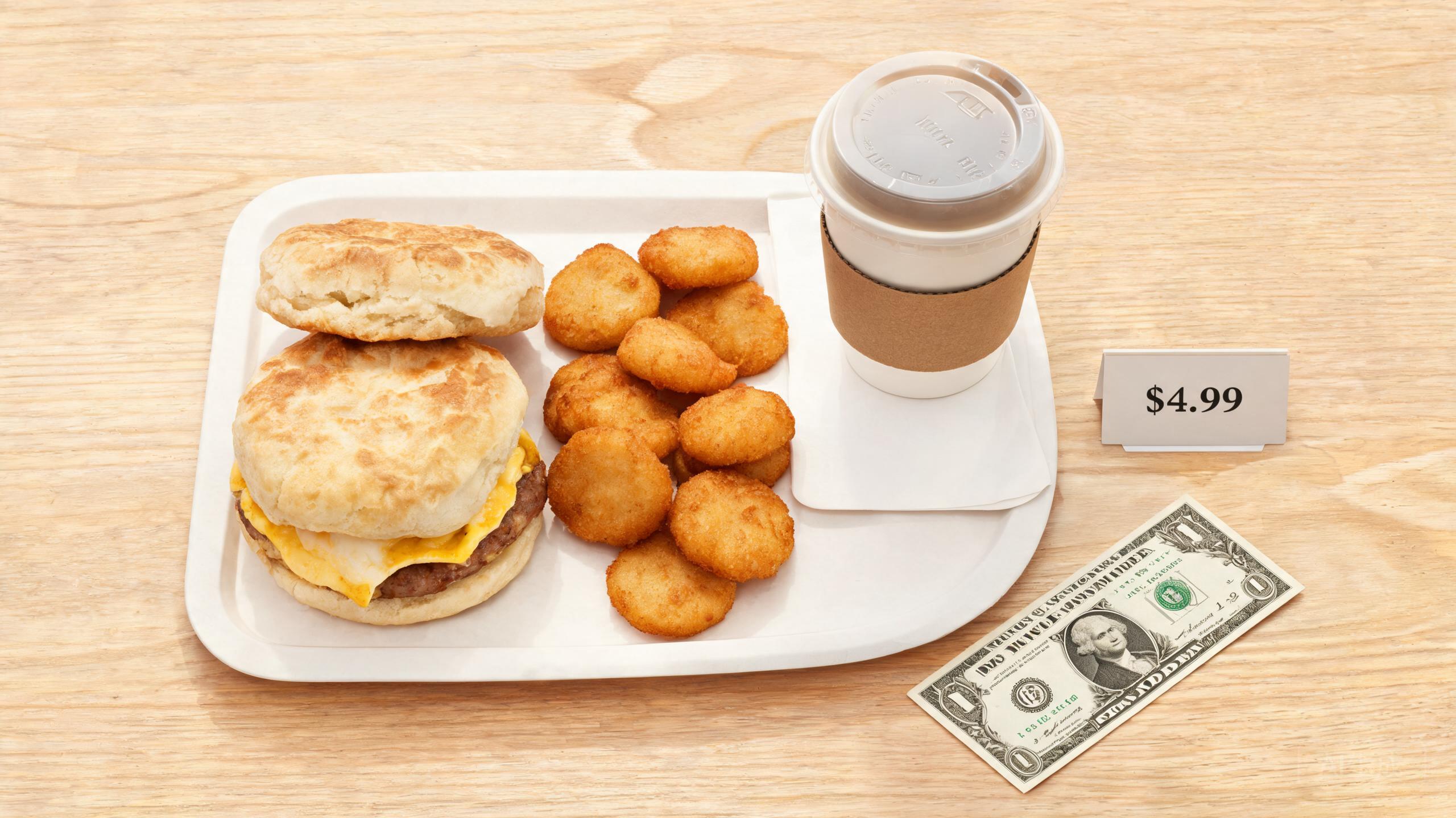 Hardee's breakfast prices 2026